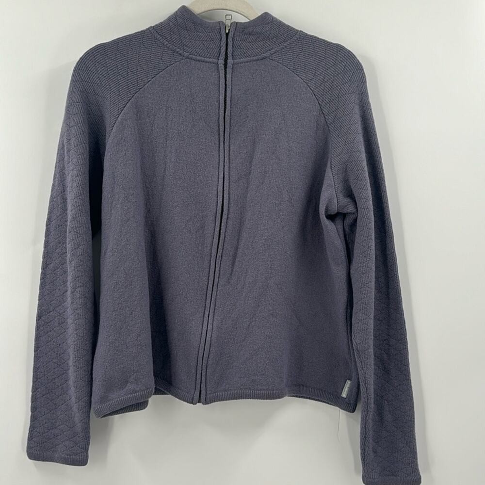 Woolrich plum purple wool sweater